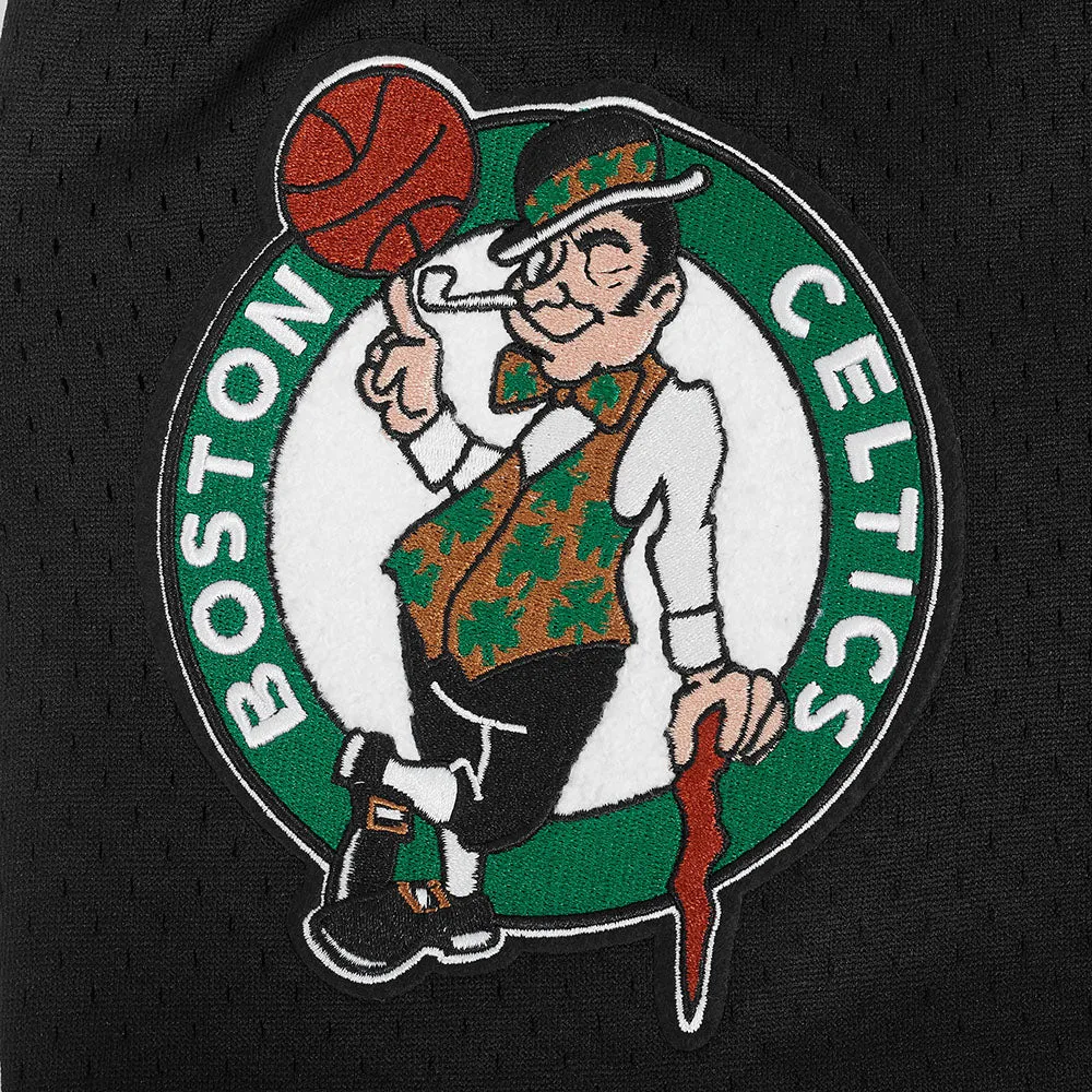 NBA BOSTON CELTICS SOUVENIR MEN'S MESH SHORT (BLACK)
