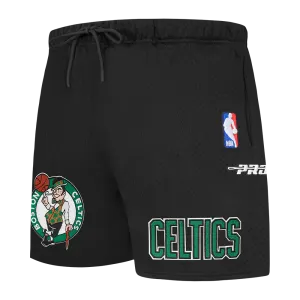 NBA BOSTON CELTICS SOUVENIR MEN'S MESH SHORT (BLACK)