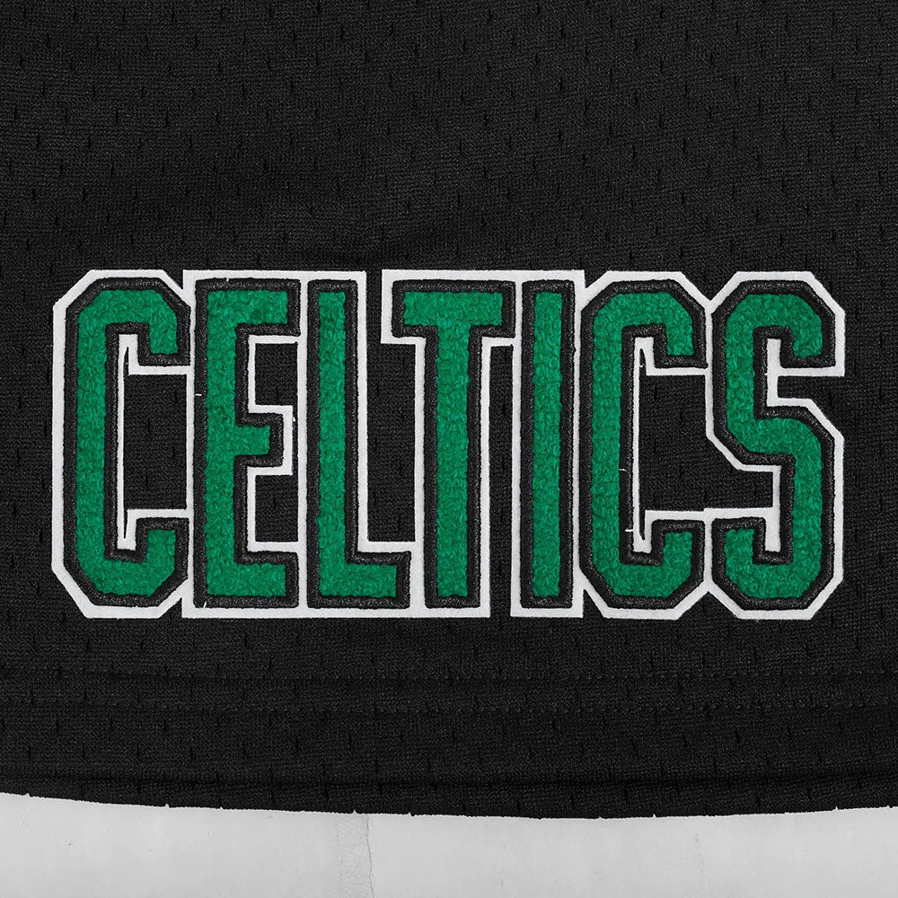 NBA BOSTON CELTICS SOUVENIR MEN'S MESH SHORT (BLACK)