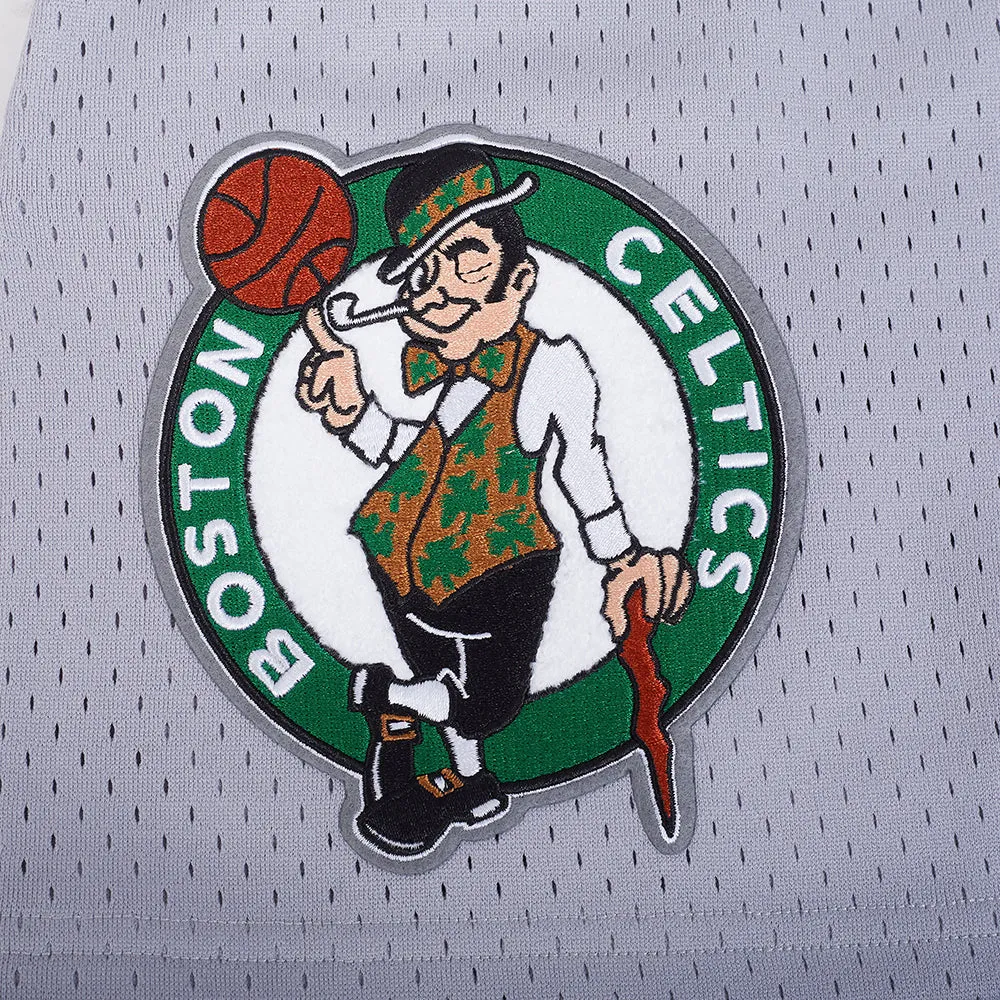 NBA BOSTON CELTICS SOUVENIR MEN'S MESH SHORT (GRAY)