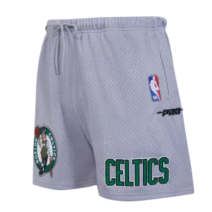 NBA BOSTON CELTICS SOUVENIR MEN'S MESH SHORT (GRAY)