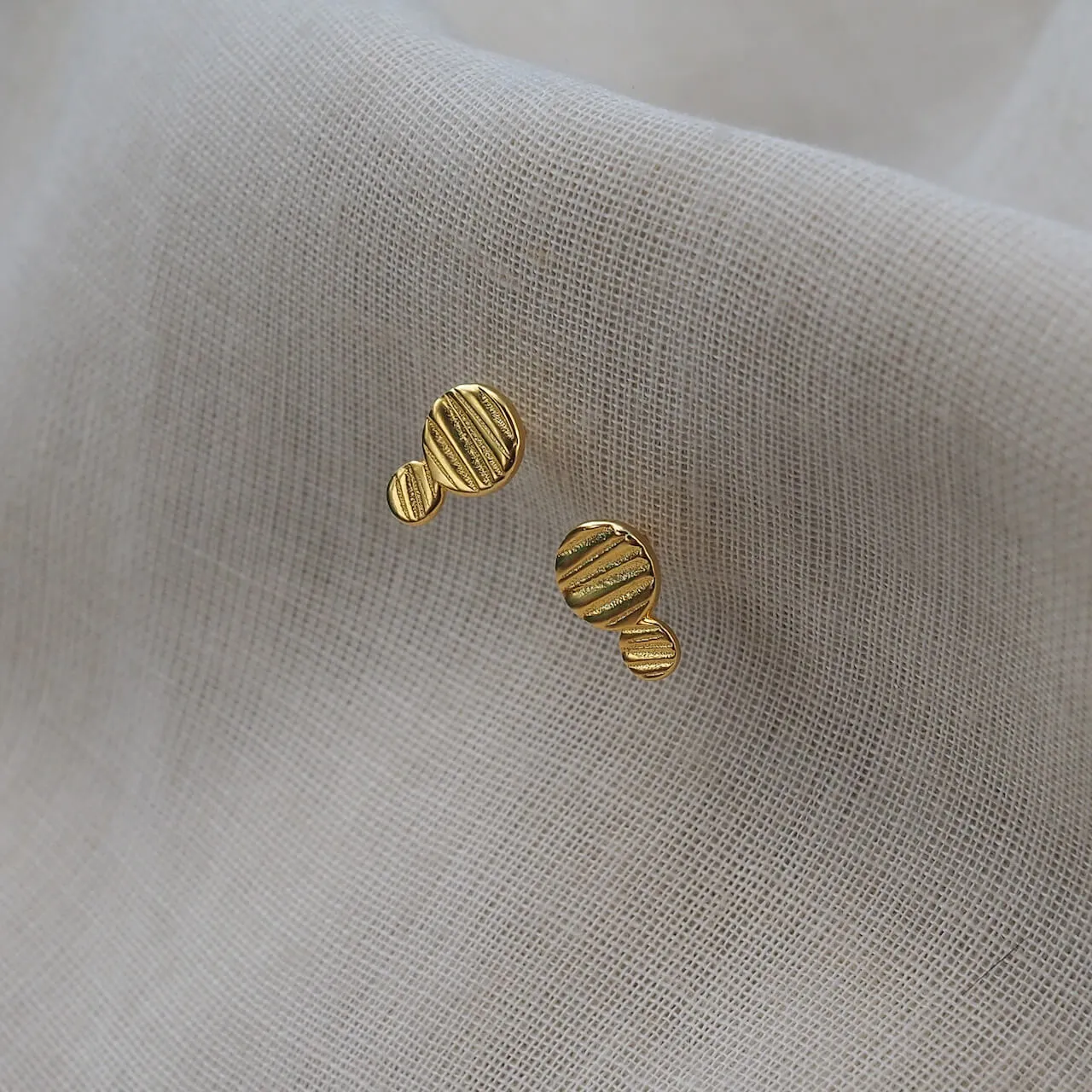 Origins Double Studs Gold