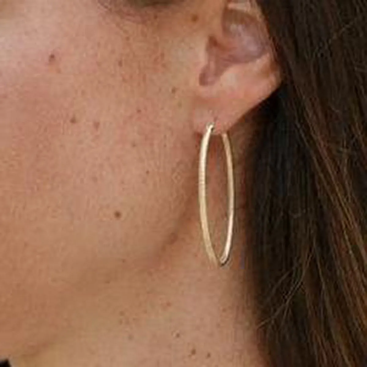 Oval 2" Hoop - Textured
