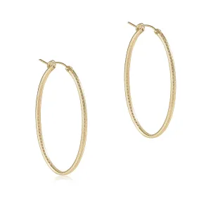 Oval 2" Hoop - Textured