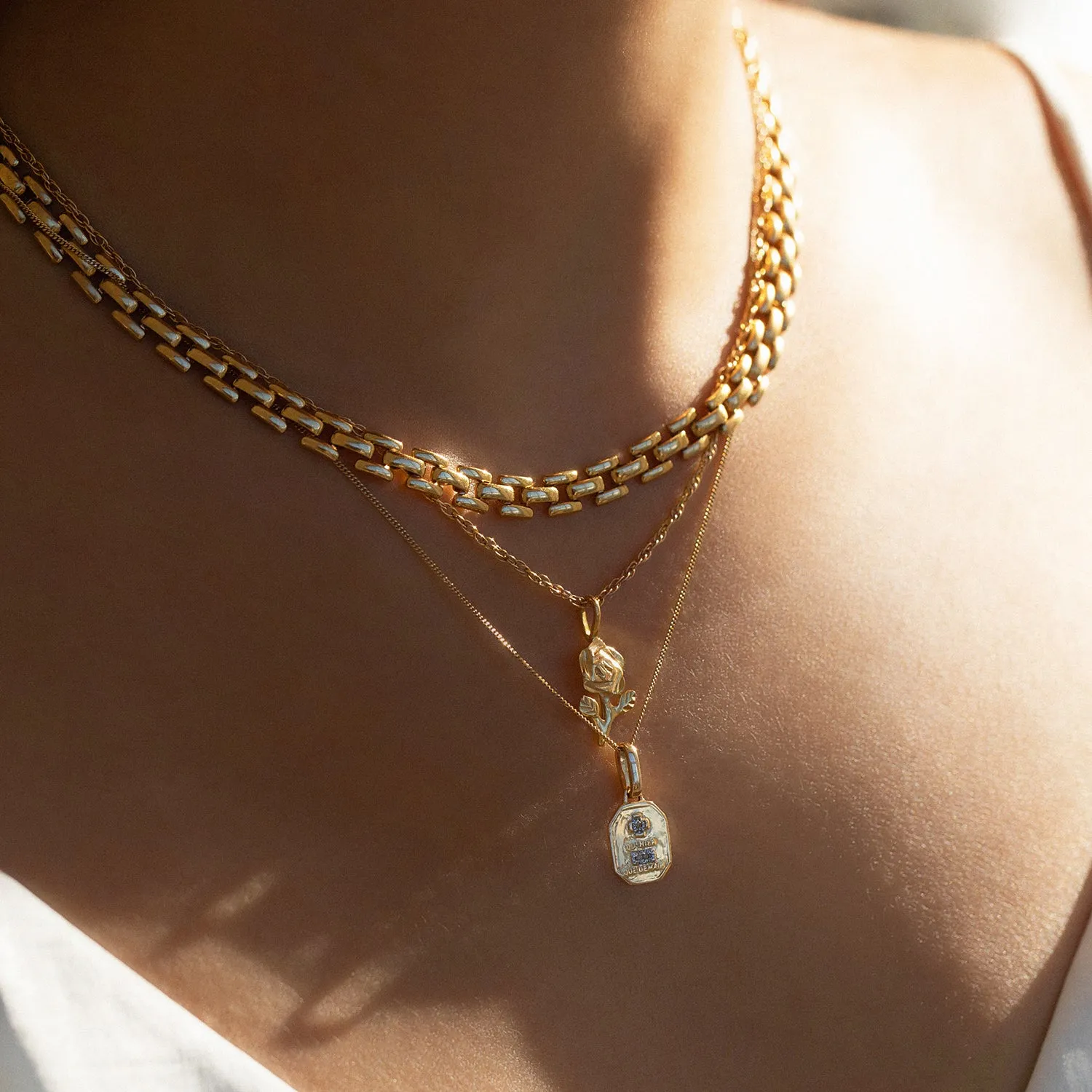 Panther Chain Necklace | Gold