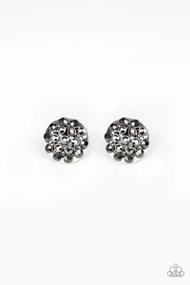 Paparazzi Earring ~ Hollywood Drama - Silver