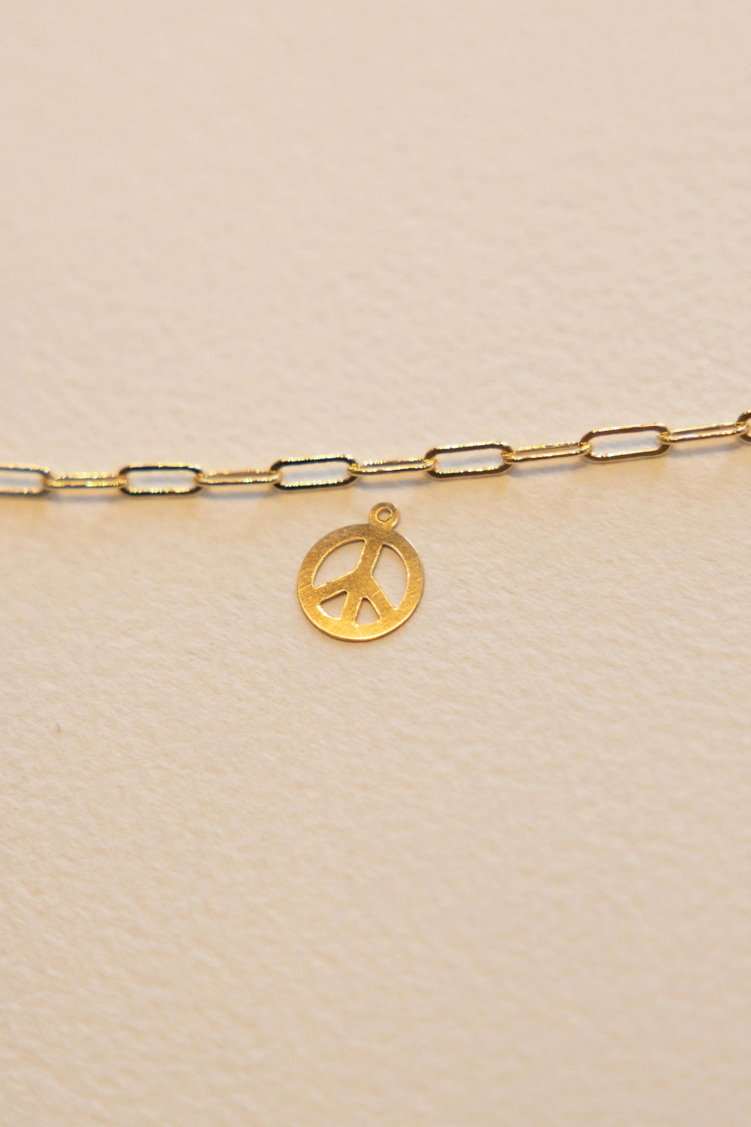 Peace Charm - 14K GF