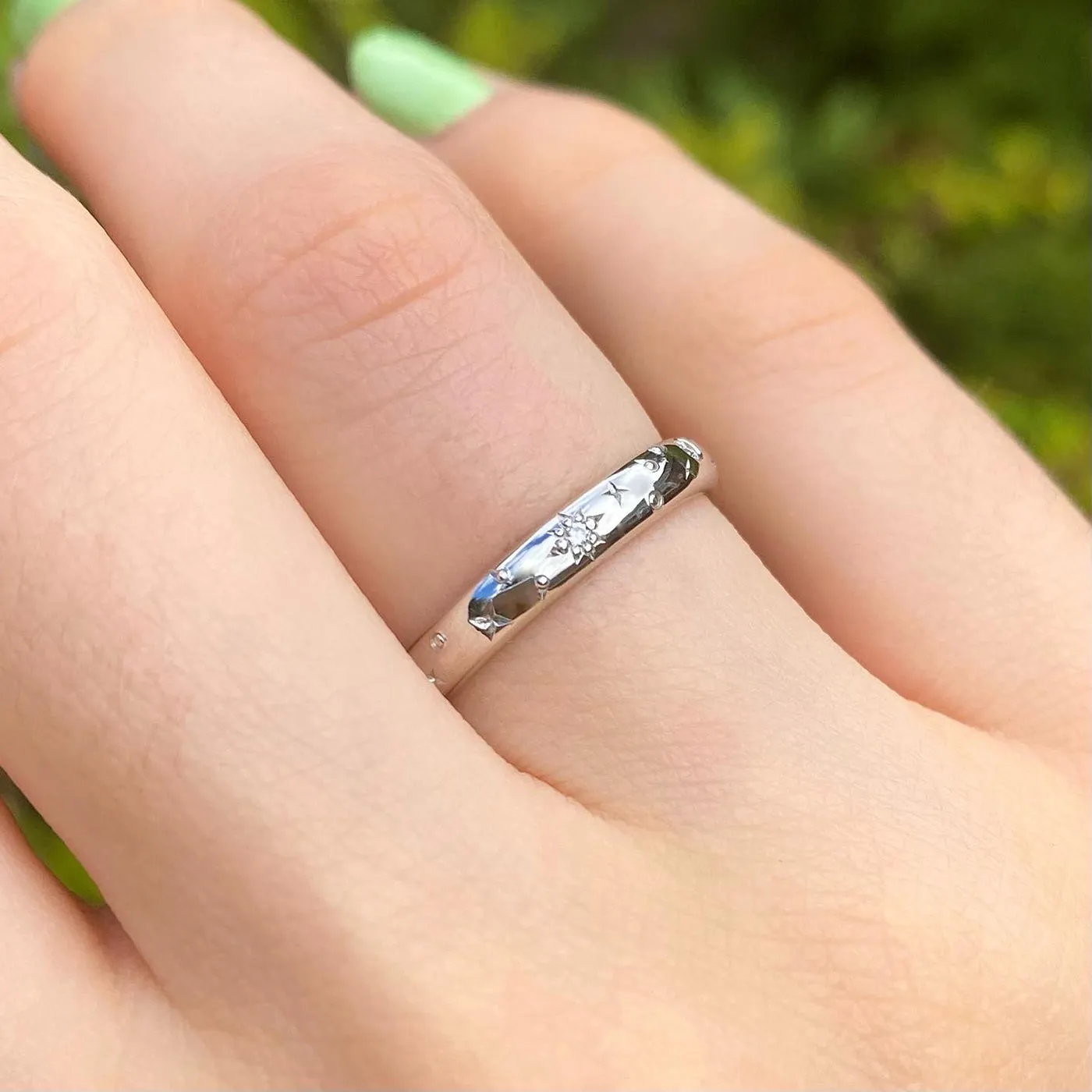 Platinum Celestial Diamond Band