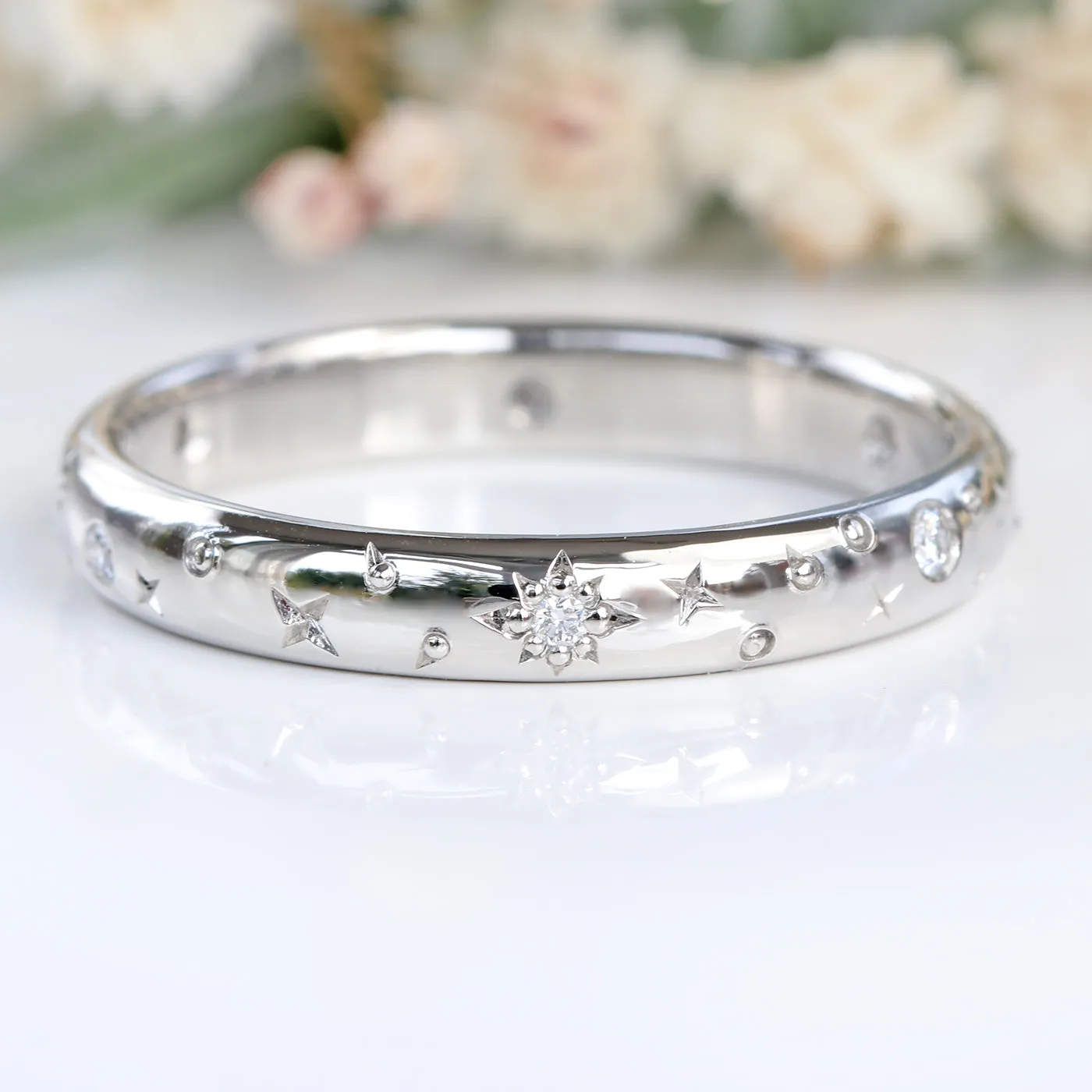 Platinum Celestial Diamond Band