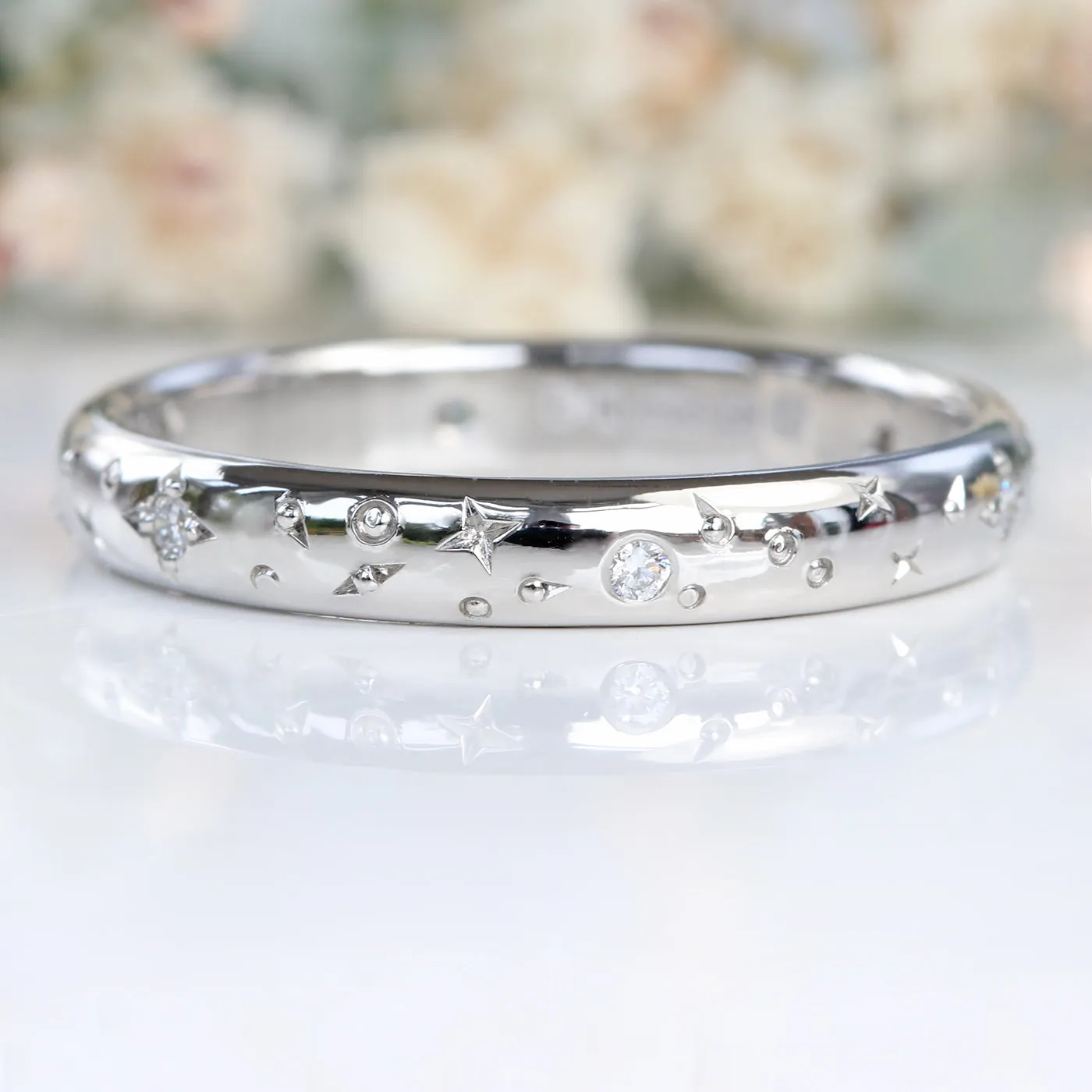 Platinum Celestial Diamond Band