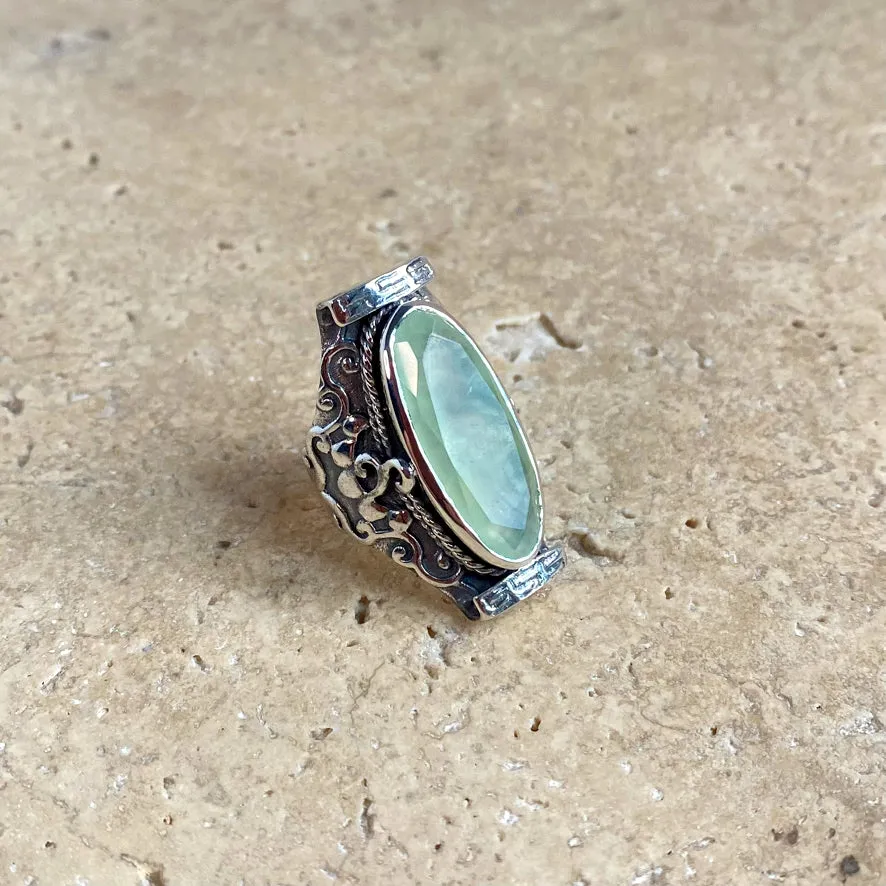 Prehnite Ring - Dakini