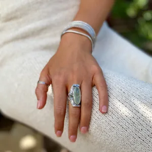 Prehnite Ring - Dakini