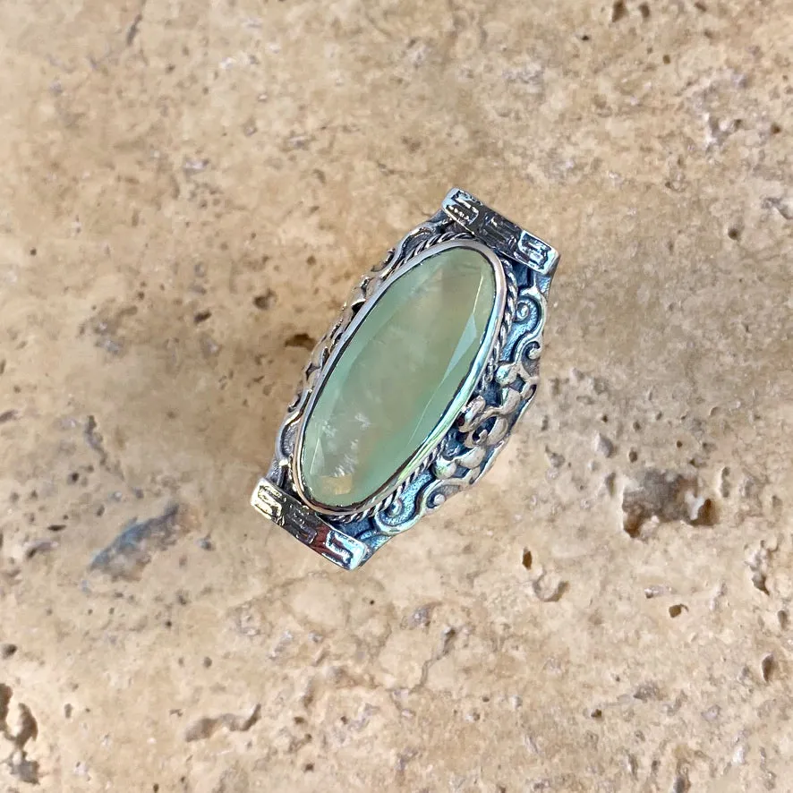 Prehnite Ring - Dakini