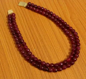 Red ruby  necklaces
