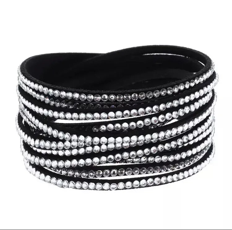 Rhinestone Wrap Bracelet