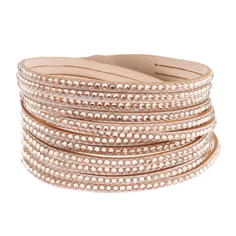 Rhinestone Wrap Bracelet