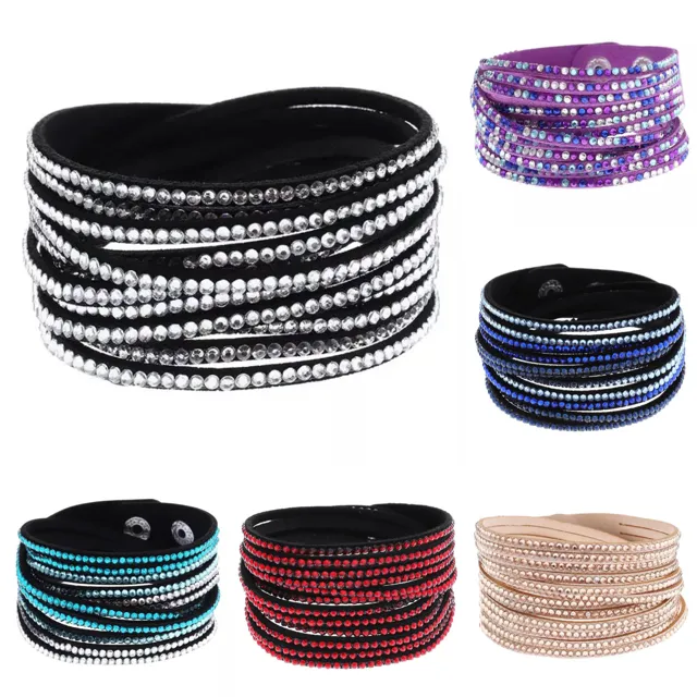 Rhinestone Wrap Bracelet