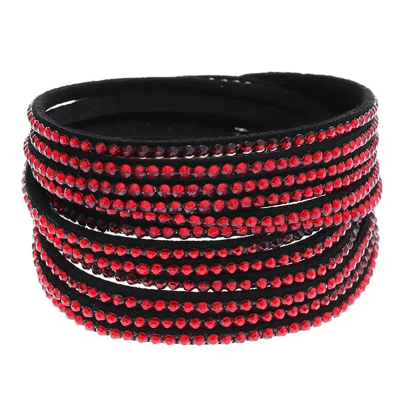Rhinestone Wrap Bracelet