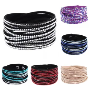 Rhinestone Wrap Bracelet