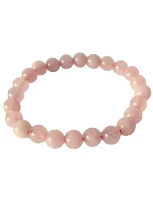 Rose Quartz Beaded Bracelet