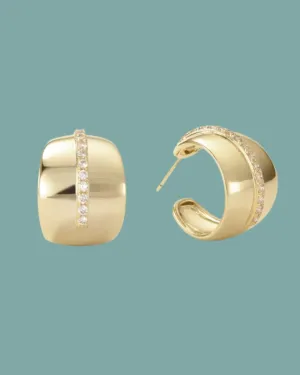 She's So Smooth Pave Hoops