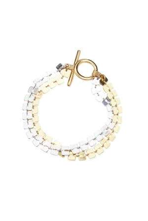 Shimmy Mixed Media Bracelet