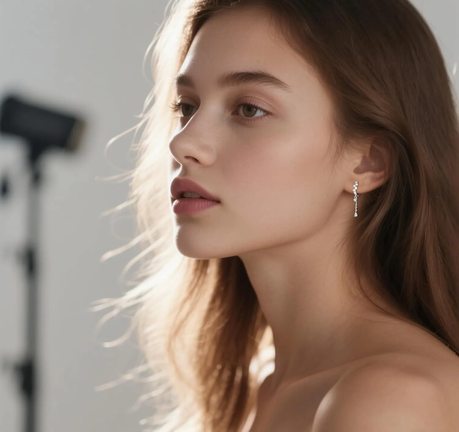 SLUYNZ 925 Sterling Silver CZ Hoop Earrings Dangle for Women Teen Girls Teardrop Huggie Earrings Drop Water Droplets Dangle Earrings Drop