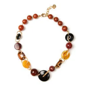 SODINI SHOPHISTICATED CHROMATIC BOULES NECKLACES