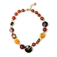 SODINI SHOPHISTICATED CHROMATIC BOULES NECKLACES