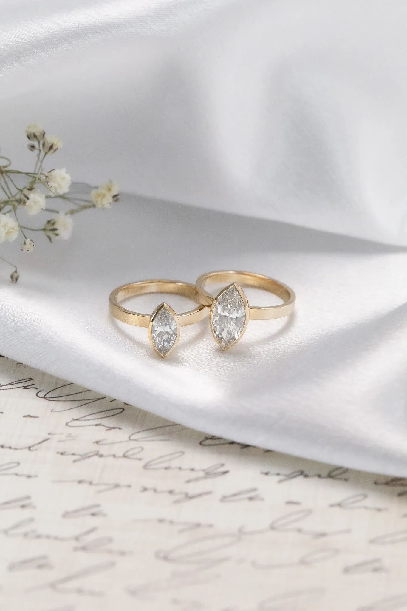 The Elena Marquise Solitaire