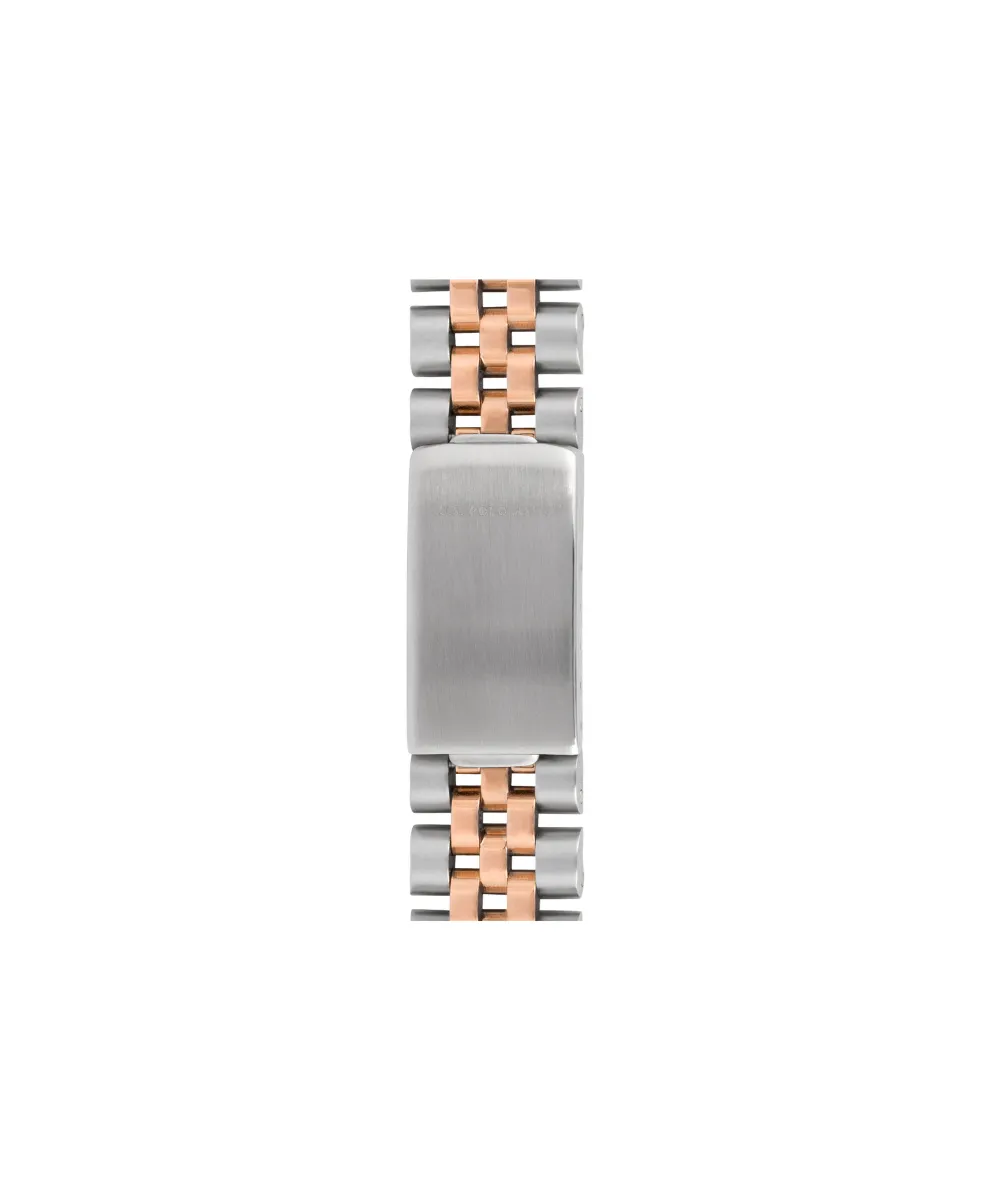 US POLO WOMEN AZURE STAINLESS STEEL BAND WITH ROSE GOLD PLATED LINK
