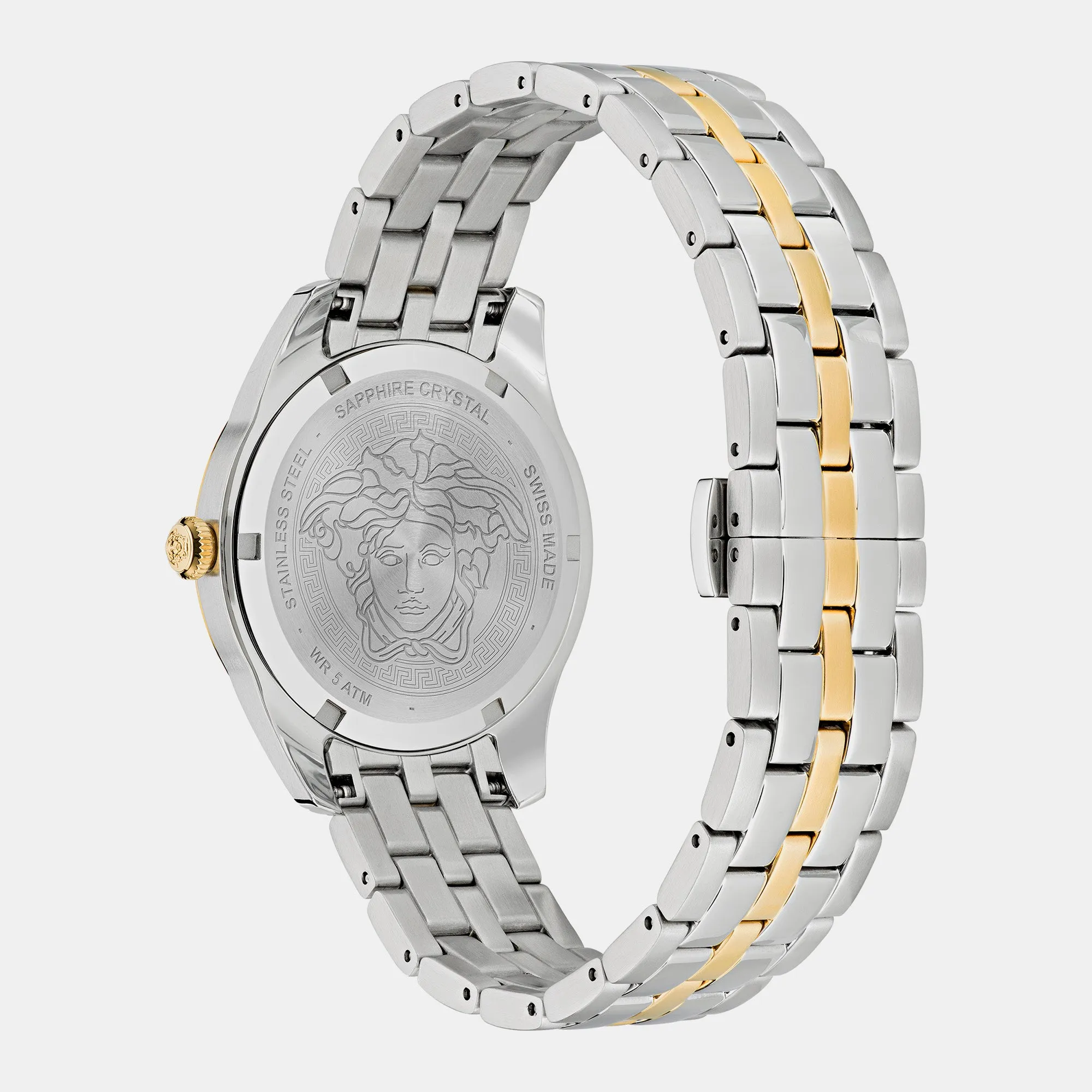 Women Gold-Tone Analog Stainless Steel Watch VE6C00523