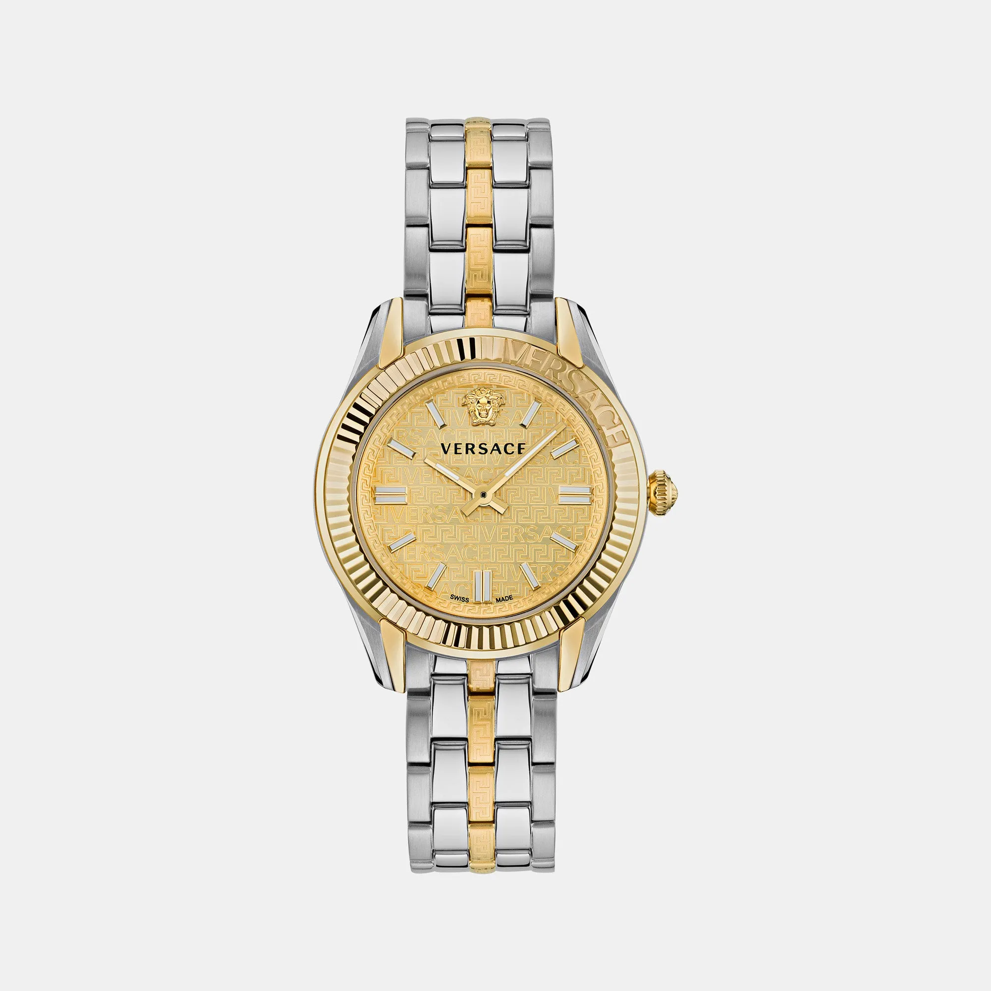 Women Gold-Tone Analog Stainless Steel Watch VE6C00523