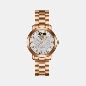 Women Mother of Pearl Analog Brass Watch 556661 49 19 50